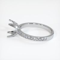 18K White Gold Pave Ring Setting Image