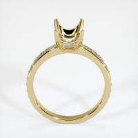 10K Yellow Gold Pave Ring Setting Image
