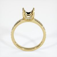 18K Yellow Gold Pave Ring Setting Image