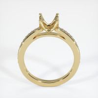 10K Yellow Gold Pave Ring Setting Image