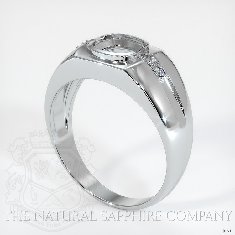 Platinum 950 Men's Ring Setting
