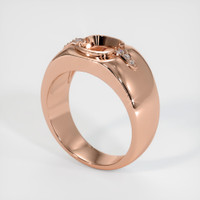 14K Rose Gold Men's Ring Setting Video