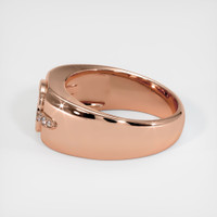 14K Rose Gold Men's Ring Setting Image