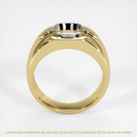 18K White & Yellow Men's Ring Setting Image