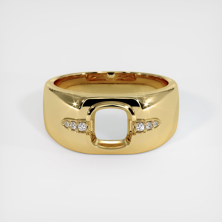 14K Yellow Gold Men's Ring Setting