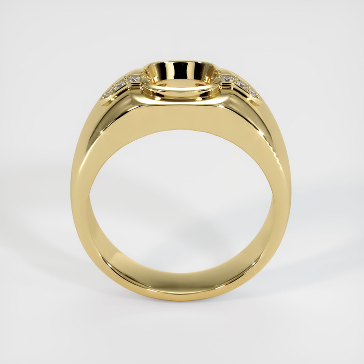 14K Yellow Gold Men's Ring Setting