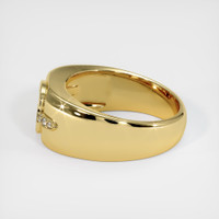 18K Yellow Gold Men's Ring Setting Image