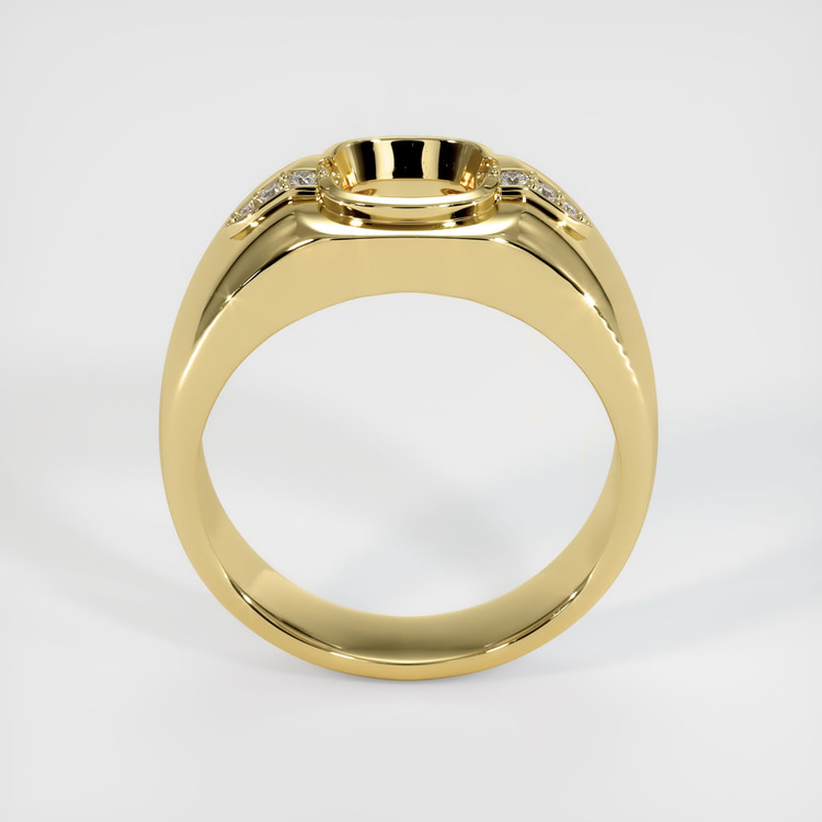 18K Yellow Gold Men's Ring Setting