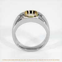 14K Yellow & White Men's Ring Setting Image