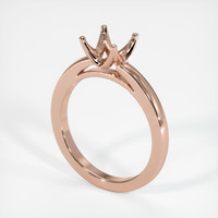 14K Rose Gold Solitaire Ring Setting Video