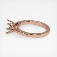 14K Rose Gold Solitaire Ring Setting Image