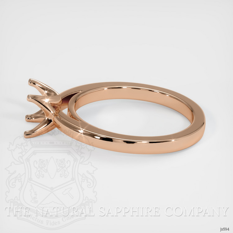 14K Rose Gold Solitaire Ring Setting