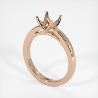 18K Rose Gold Solitaire Ring Setting Video
