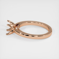 18K Rose Gold Solitaire Ring Setting Image