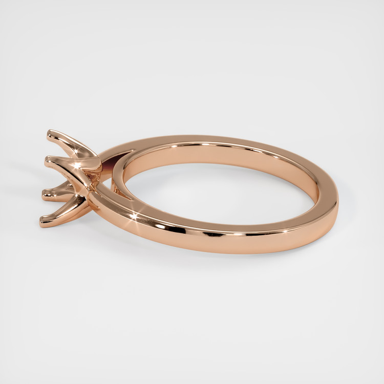 18K Rose Gold Solitaire Ring Setting