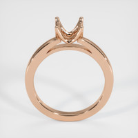 18K Rose Gold Solitaire Ring Setting Image