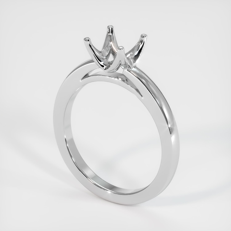 Silver Solitaire Ring Setting