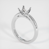 14K White Gold Solitaire Ring Setting Video