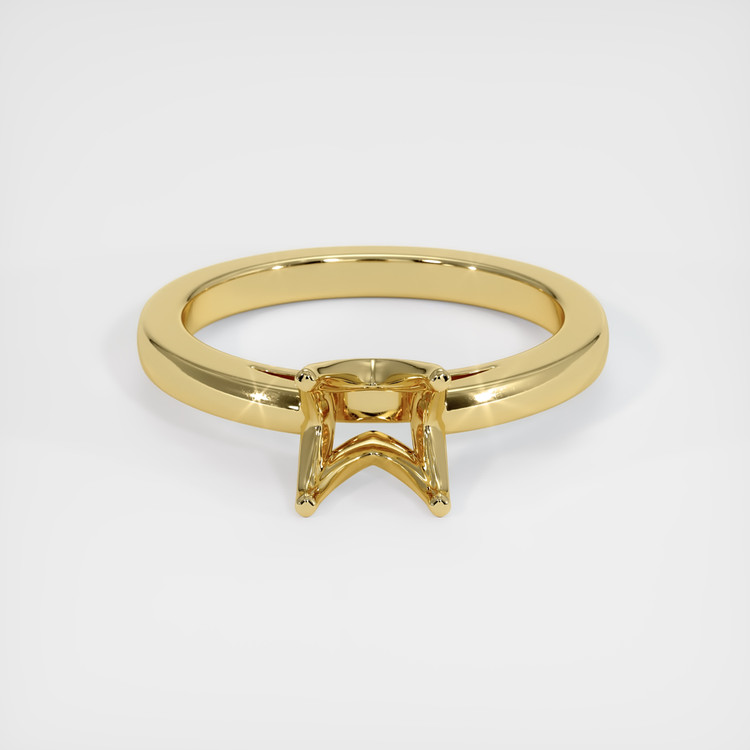 14K Yellow Gold Solitaire Ring Setting