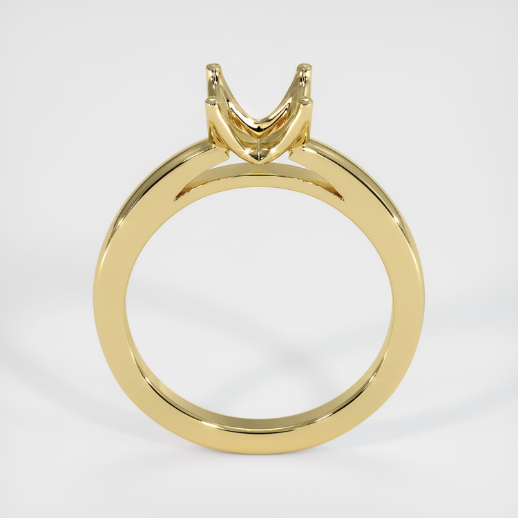14K Yellow Gold Solitaire Ring Setting