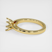18K Yellow Gold Solitaire Ring Setting Image