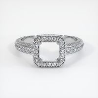Platinum 950 Pave Ring Setting Image