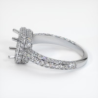 10K White Gold Pave Ring Setting Image