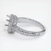 18K White Gold Pave Ring Setting Image