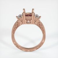 14K Rose Gold Antique Style Ring Setting Image
