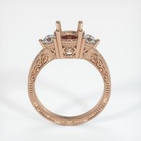 18K Rose Gold Antique Style Ring Setting Image
