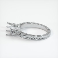 10K White Gold Antique Style Ring Setting Image