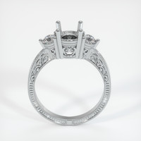 10K White Gold Antique Style Ring Setting Image