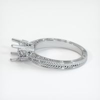 18K White Gold Antique Style Ring Setting Image