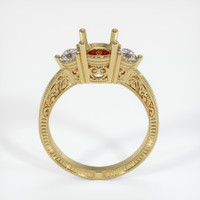 10K Yellow Gold Antique Style Ring Setting Image