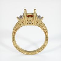 14K Yellow Gold Antique Style Ring Setting Image