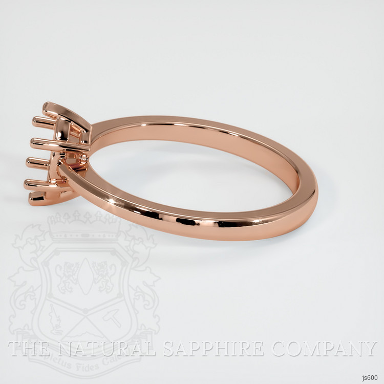 14K Rose Gold Vedic Ring Setting