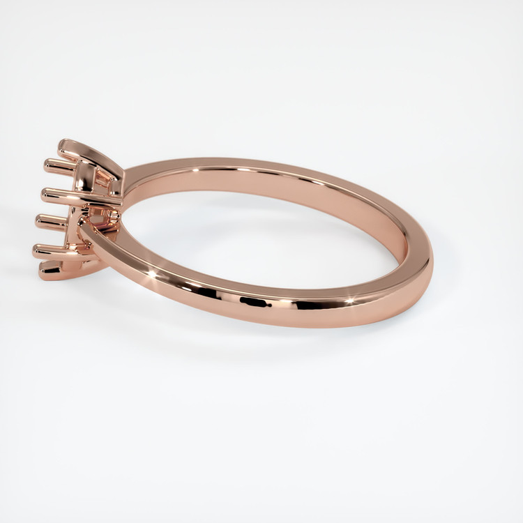 14K Rose Gold Vedic Ring Setting