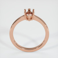 14K Rose Gold Vedic Ring Setting Image