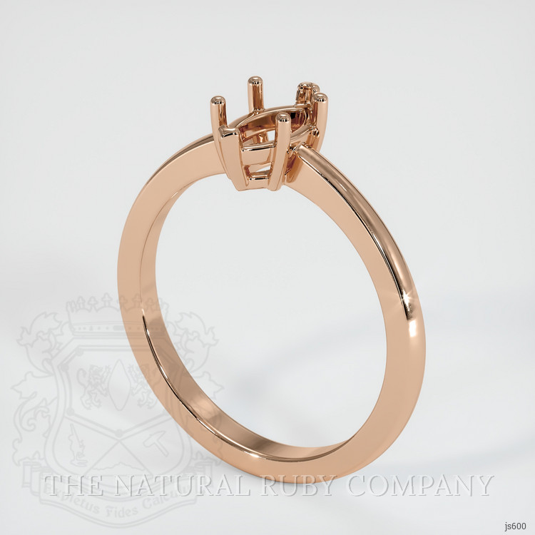 18K Rose Gold Vedic Ring Setting