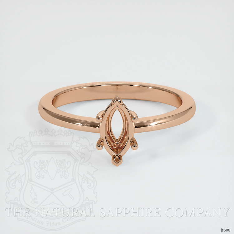 18K Rose Gold Vedic Ring Setting