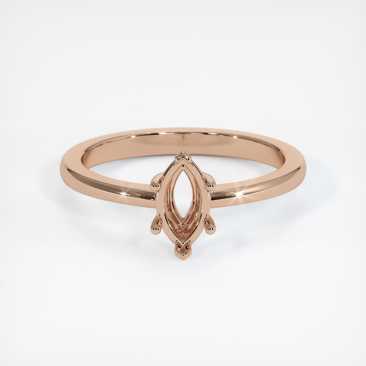 18K Rose Gold Vedic Ring Setting