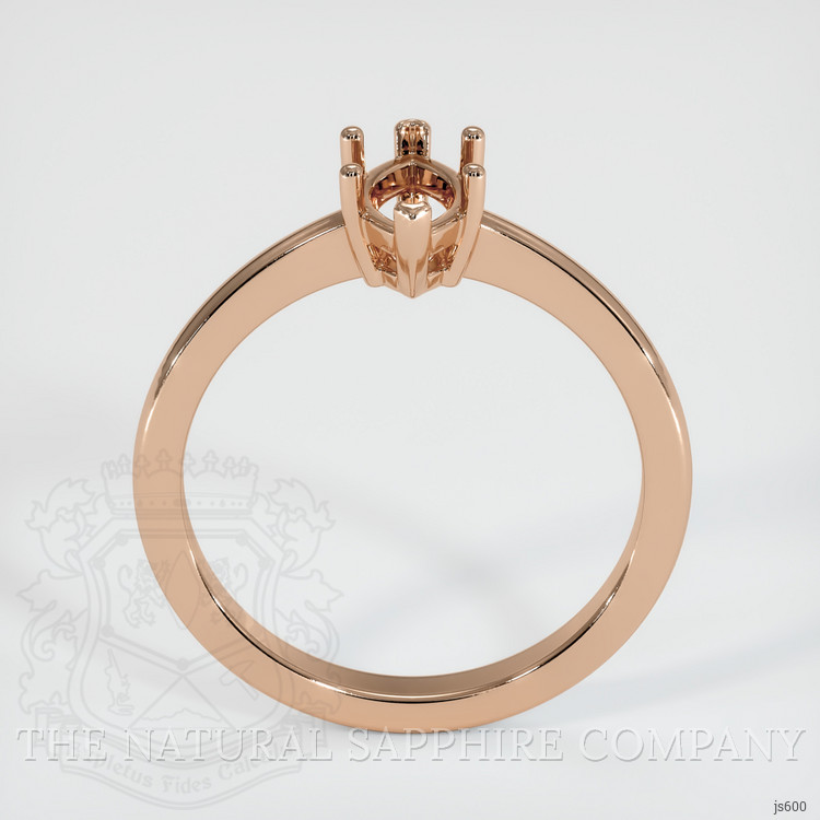 18K Rose Gold Vedic Ring Setting