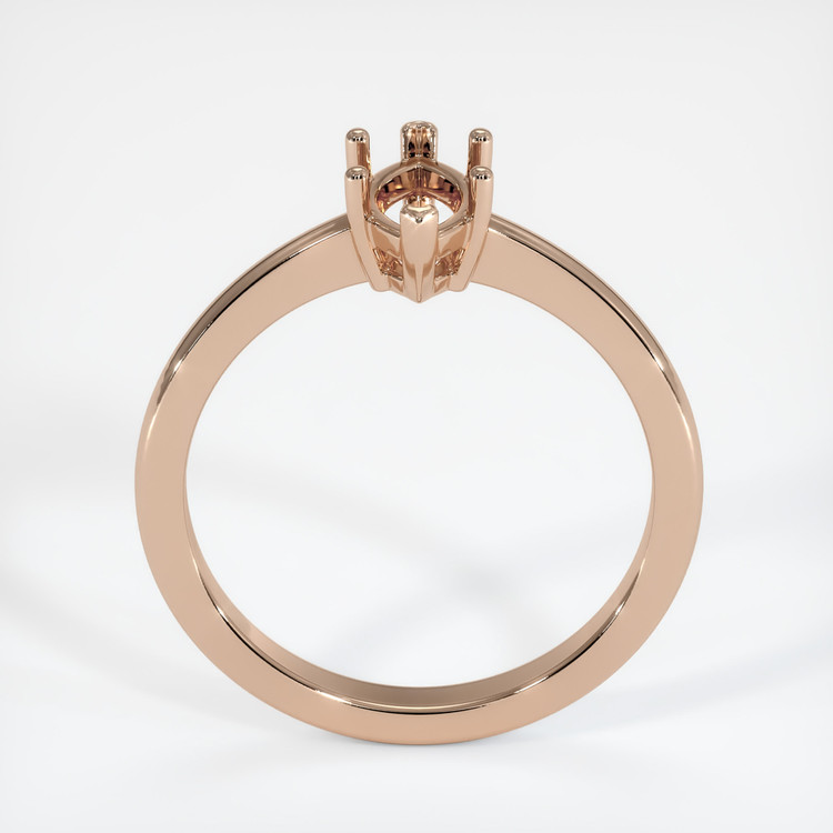 18K Rose Gold Vedic Ring Setting