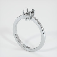 10K White Gold Vedic Ring Setting Video