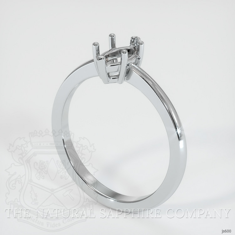 10K White Gold Vedic Ring Setting
