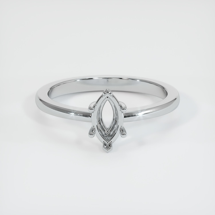10K White Gold Vedic Ring Setting