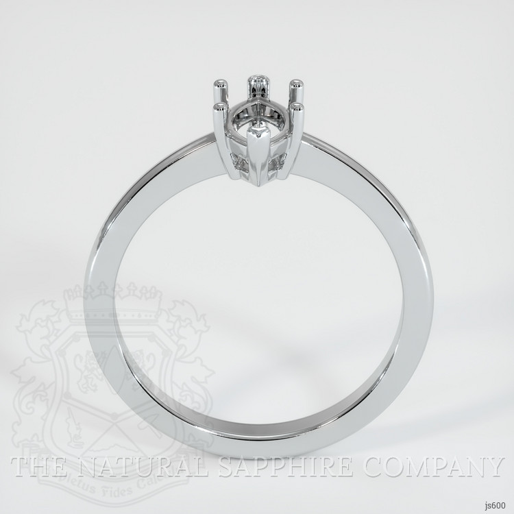 10K White Gold Vedic Ring Setting