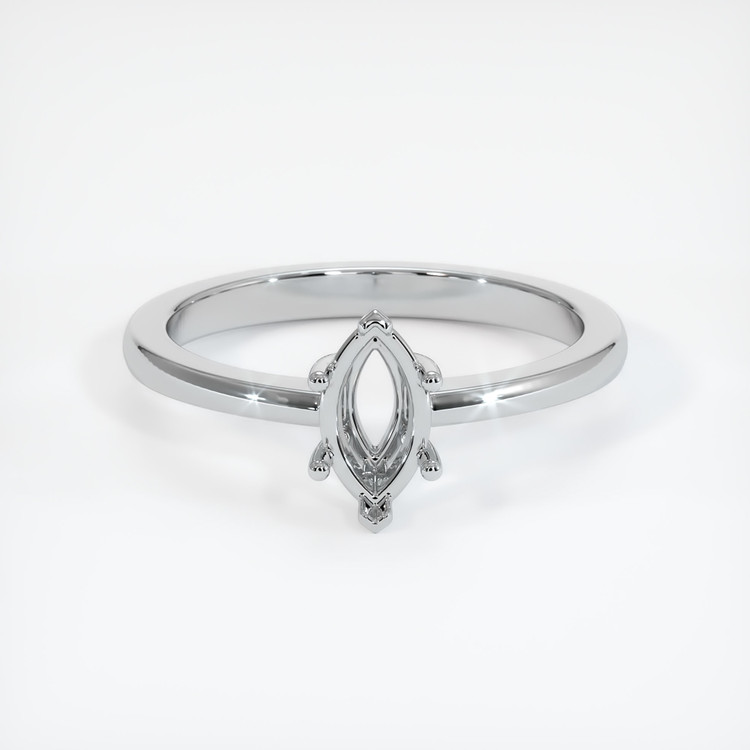 14K White Gold Vedic Ring Setting