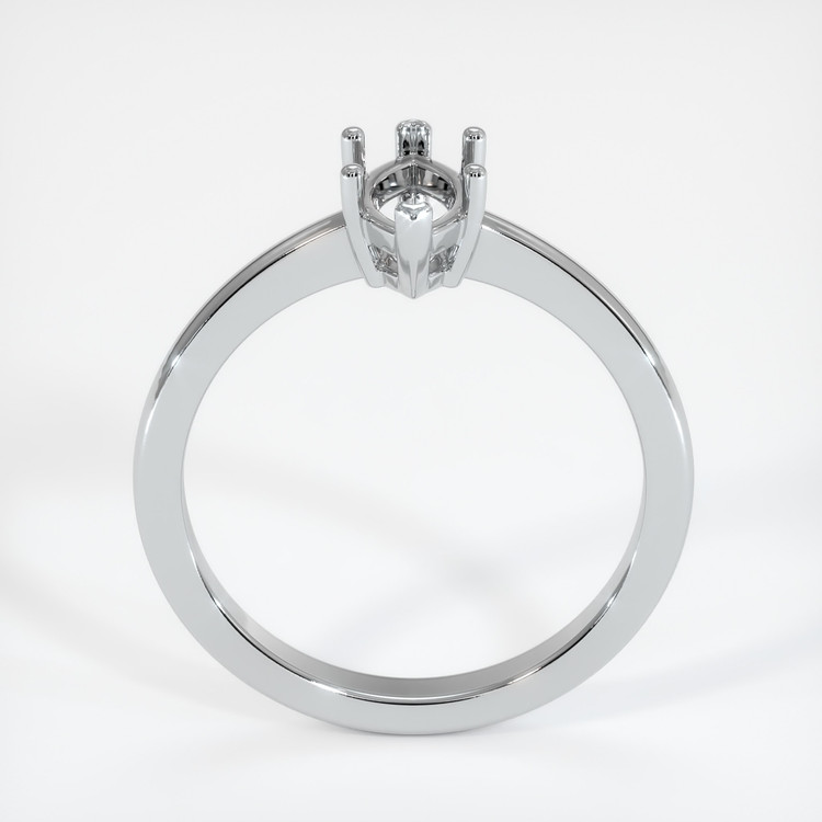 14K White Gold Vedic Ring Setting