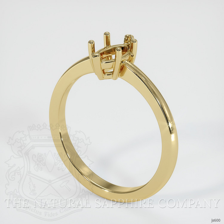 14K Yellow Gold Vedic Ring Setting